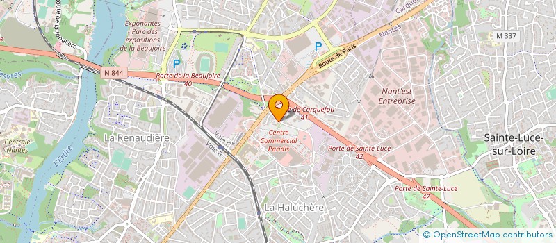 localisation de l'entreprise AMEBAT ASS MEDECINE BATIMENT à NANTES