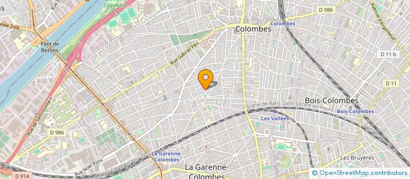 localisation de l'entreprise AMEC MARIANI à COLOMBES
