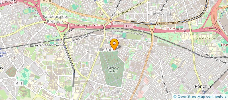 localisation de l'entreprise AMECASA à LILLE