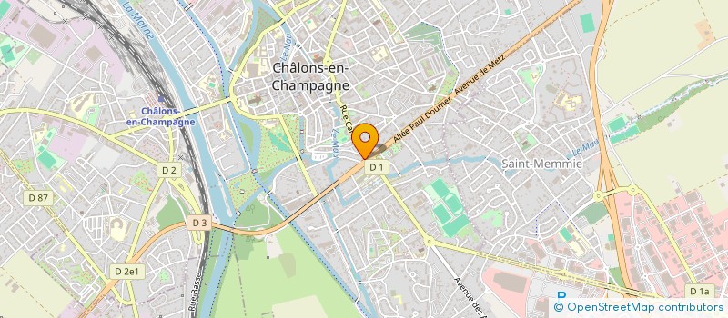 localisation de l'entreprise AMECO  CHALONS-EN-CHAMPAGNE