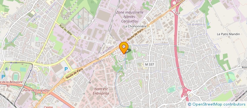 localisation de l'entreprise AMECO AUDIT à NANTES