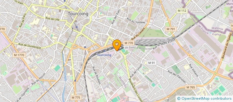 localisation de l'entreprise AMECO ENERGIE RENOUVELABLES à TOURCOING