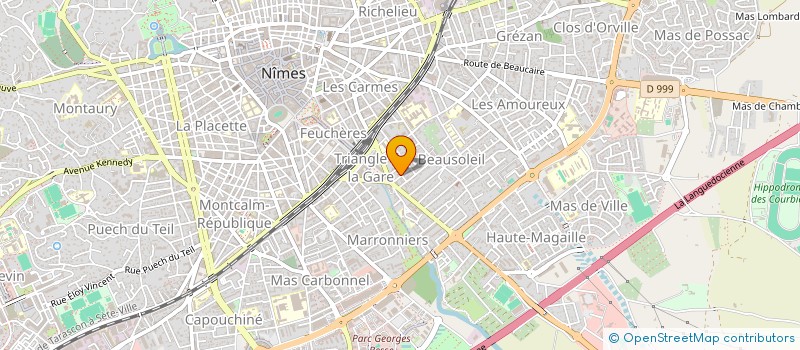 localisation de l'entreprise AMECOS  NIMES