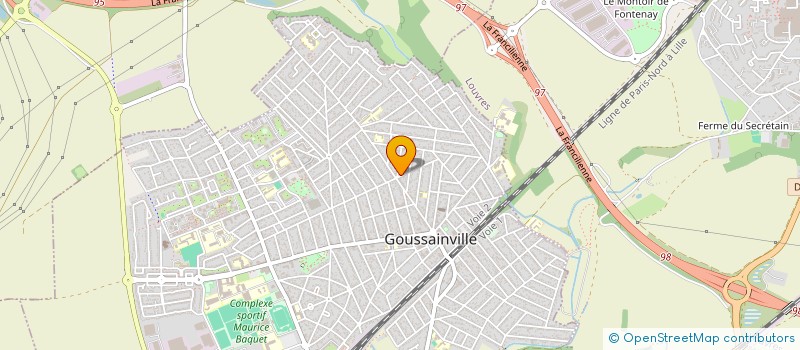 localisation de l'entreprise AMED 21  GOUSSAINVILLE