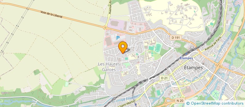 localisation de l'entreprise AMED à ETAMPES