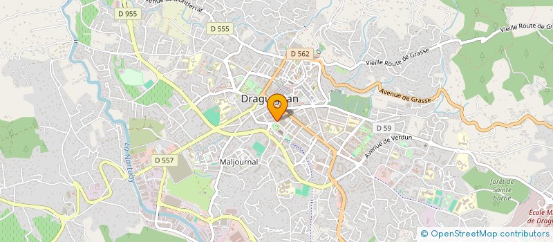 localisation de l'entreprise AMED MEGA MARKET à DRAGUIGNAN