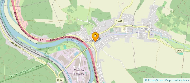 localisation de l'entreprise AMEDBENT  CUSTINES