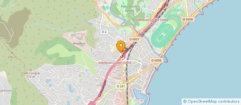 localisation de l'entreprise AMEDEE  VILLENEUVE-LOUBET