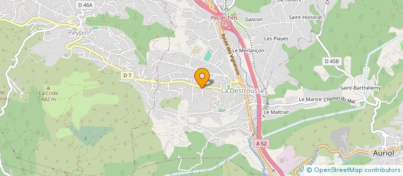 localisation de l'entreprise AMEDEE à TRETS