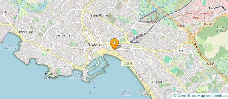 localisation de l'entreprise AMEDEE  ROYAN