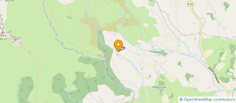 localisation de l'entreprise AMEDEENIA  OSSES