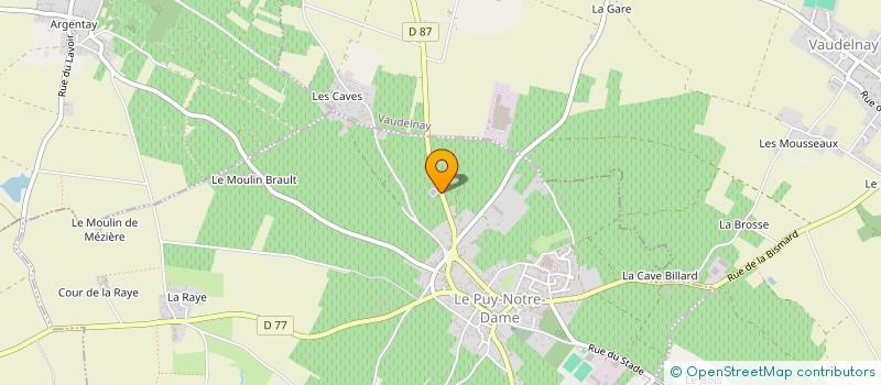 localisation de l'entreprise AMEDEO CAP XI  LE PUY-NOTRE-DAME