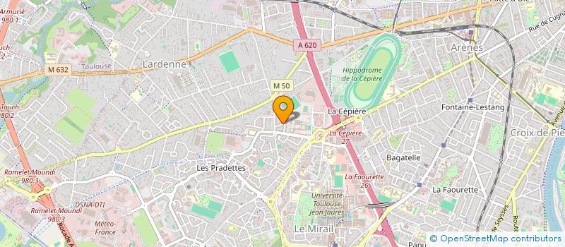 localisation de l'entreprise AMEDEPROS  TOULOUSE
