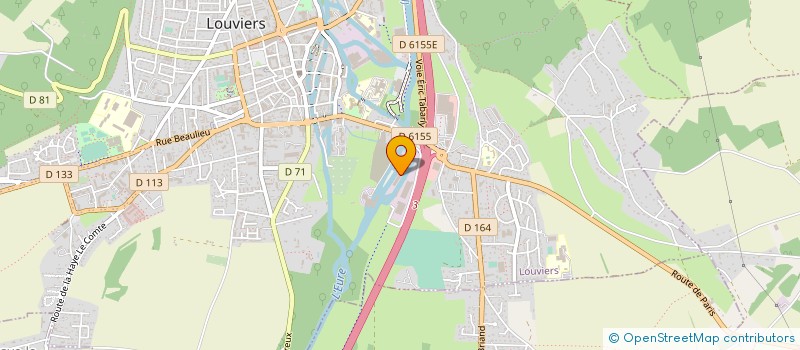 localisation de l'entreprise AMEDI à LOUVIERS