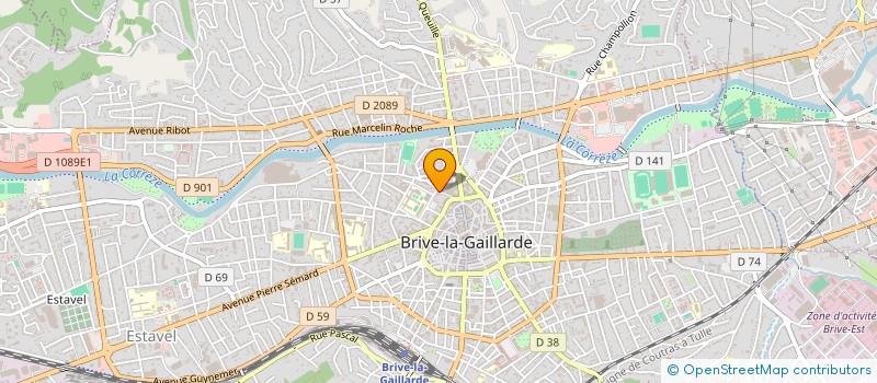 localisation de l'entreprise AMEDIA SOLUTIONS  BRIVE-LA-GAILLARDE