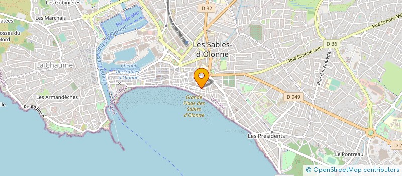 localisation de l'entreprise AMEDIDA à LES SABLES D'OLONNE