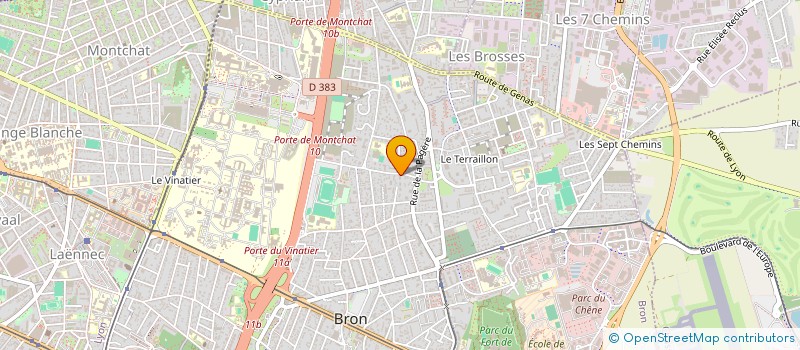 localisation de l'entreprise AMEDO CONSEIL à BRON