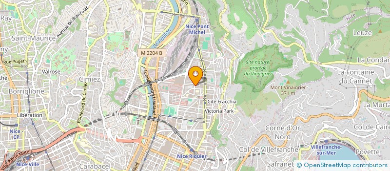 localisation de l'entreprise AMEDRO INVEST  NICE