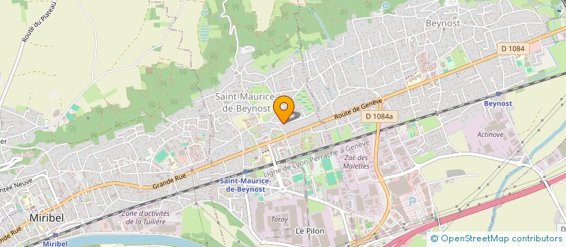 localisation de l'entreprise AMEE  SAINT-MAURICE-DE-BEYNOST