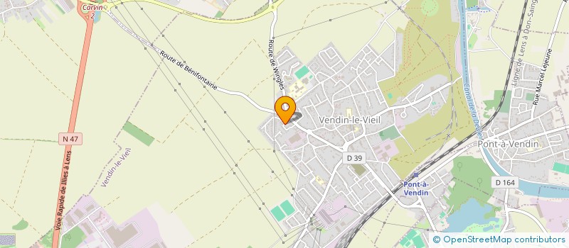 localisation de l'entreprise AMEEUW  VENDIN-LE-VIEIL