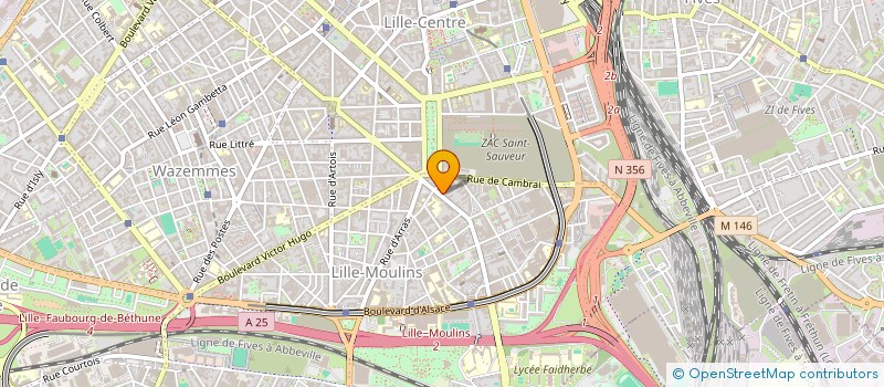 localisation de l'entreprise AMEFORNN PROD à LILLE