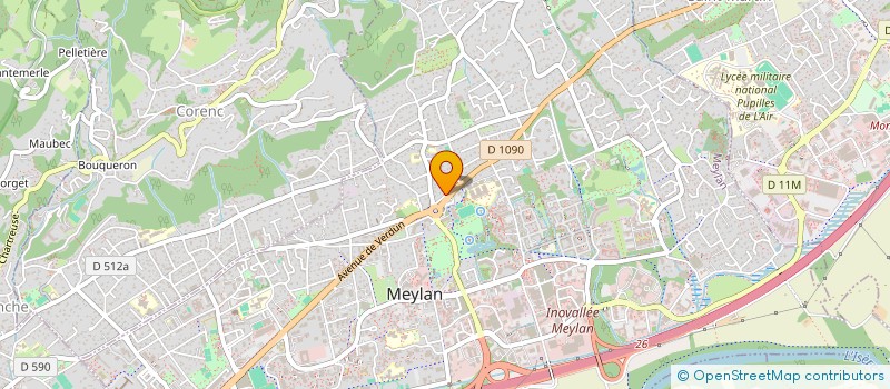 localisation de l'entreprise AMEFRA FORMATION à MEYLAN