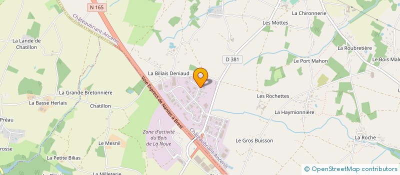 localisation de l'entreprise AMEG 2 à VIGNEUX-DE-BRETAGNE