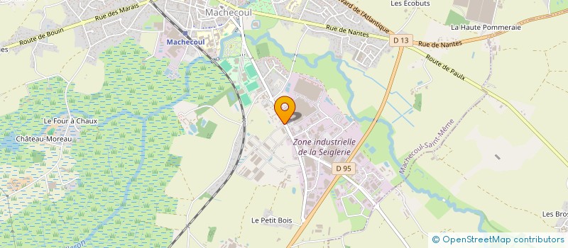 localisation de l'entreprise AMEG  MACHECOUL-SAINT-MEME