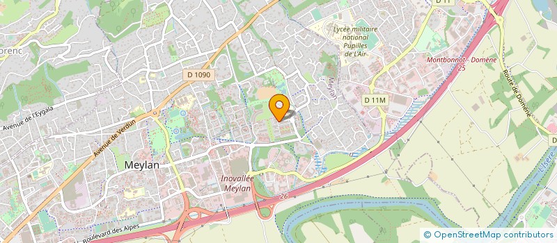 localisation de l'entreprise AMEG GROUP à MONTBONNOT-SAINT-MARTIN