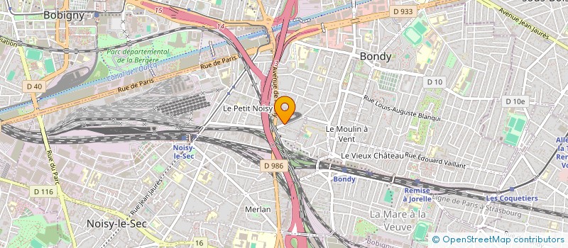 localisation de l'entreprise AMEGADJE CONSULTING à NOISY-LE-SEC