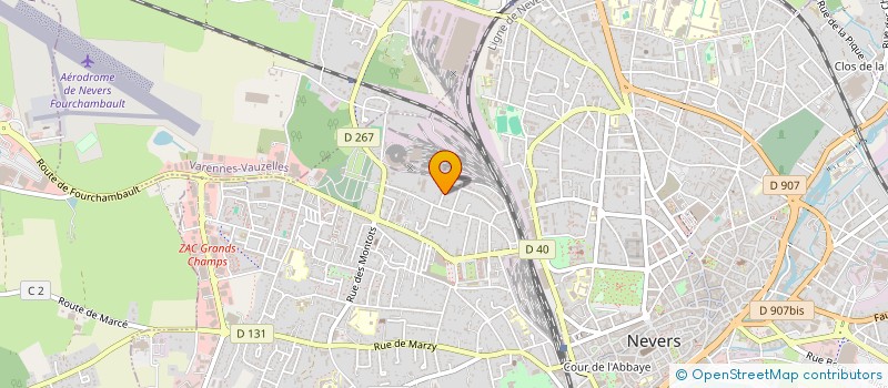 localisation de l'entreprise AMEGEB à NEVERS