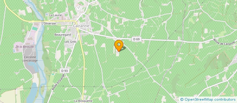 localisation de l'entreprise AMEILLAUD à CAIRANNE