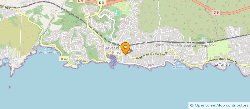 localisation de l'entreprise AMEJCA  SAUSSET-LES-PINS