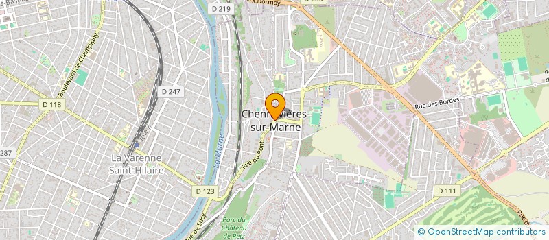 localisation de l'entreprise AMEJJOUD FINANCES à CHENNEVIERES-SUR-MARNE