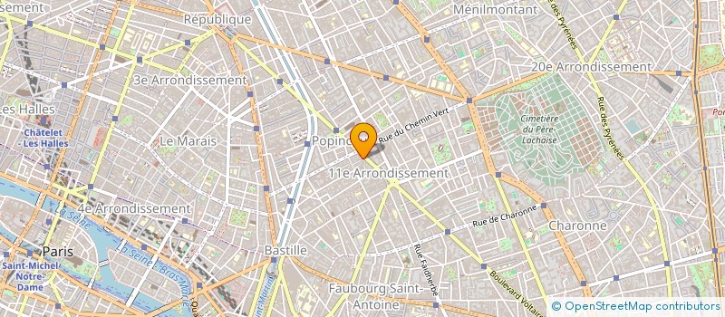 localisation de l'entreprise AMEKO CLOISONS SYSTEMS à PARIS