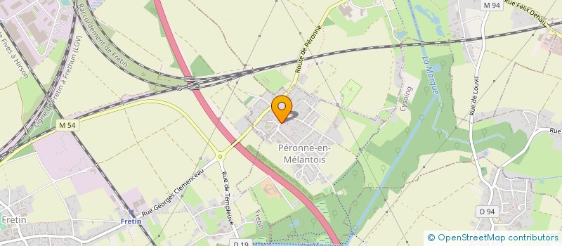 localisation de l'entreprise AMEL 4 à PERONNE-EN-MELANTOIS