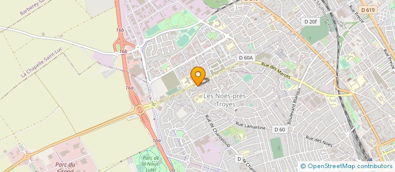 localisation de l'entreprise AMEL  LES NOES-PRES-TROYES