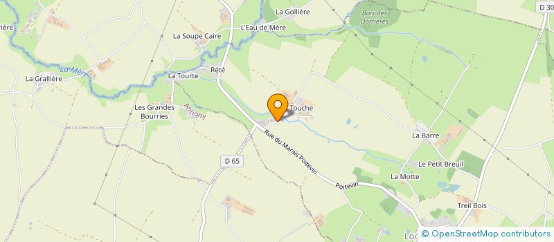 localisation de l'entreprise AMELA  LOGE-FOUGEREUSE