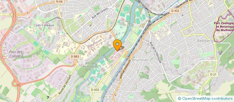 localisation de l'entreprise AMELAND  BRUNSTATT-DIDENHEIM