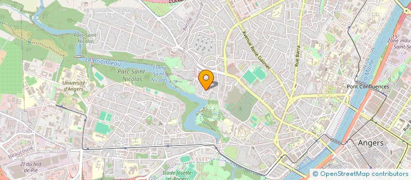 localisation de l'entreprise AMELANI à ANGERS