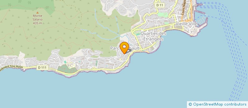 localisation de l'entreprise AMELAR à AJACCIO
