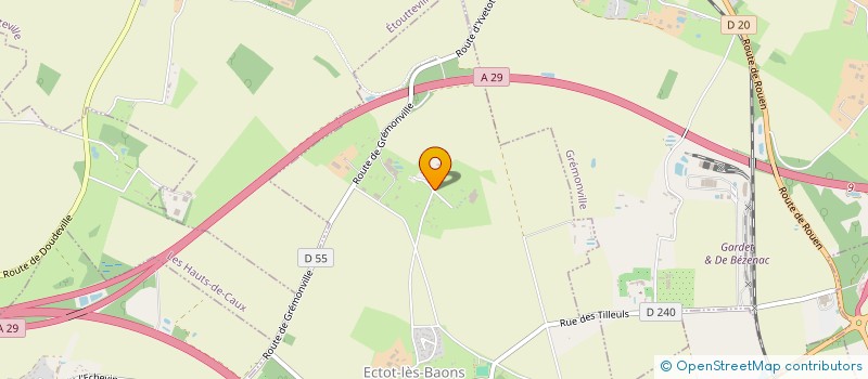 localisation de l'entreprise AMELAR  ECTOT-LES-BAONS