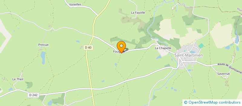 localisation de l'entreprise AMELBAPT  SAINT-MARTINIEN