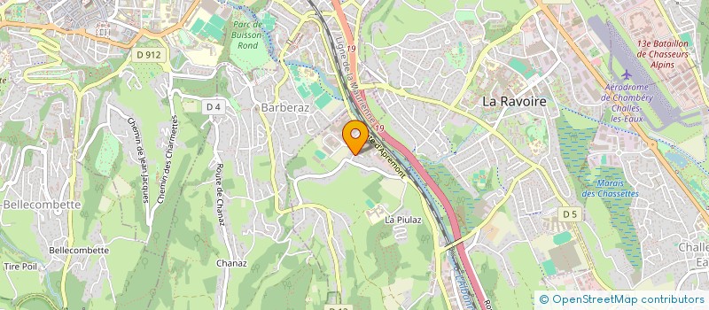 localisation de l'entreprise AMELCO  LA RAVOIRE