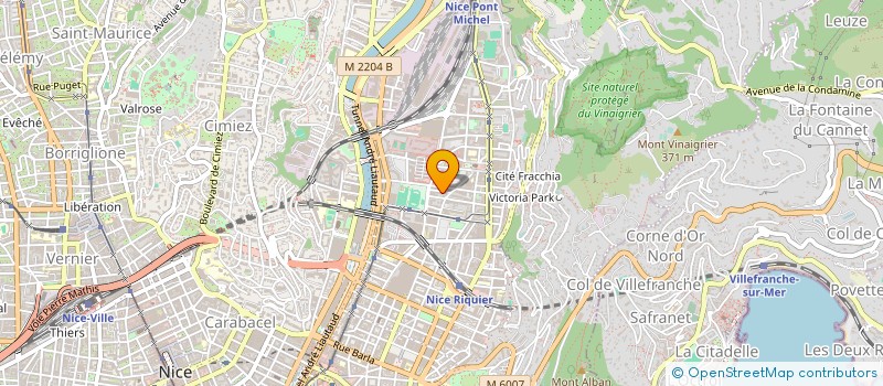 localisation de l'entreprise AMELCO APPROV MEDIT ELECTRO ET COMPOSANT à NICE