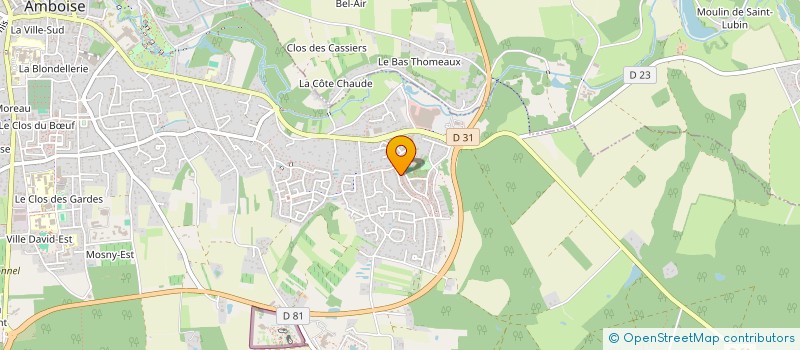 localisation de l'entreprise AMELE VTC  AMBOISE