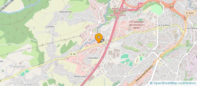 localisation de l'entreprise AMELEC à ANNECY