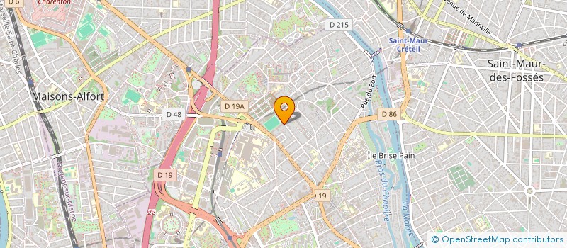 localisation de l'entreprise AMELEC  CRETEIL