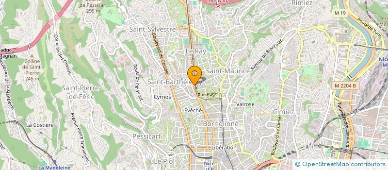 localisation de l'entreprise AMELEC CONCEPT à NICE