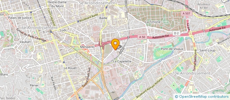 localisation de l'entreprise AMELEC CONSULTING à MARSEILLE